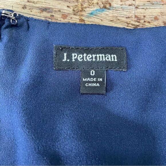J. Peterman‎ Apology Free silk blend cap sleeve lace lined dress size 0 - Picture 7 of 10
